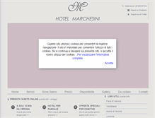 Tablet Screenshot of hotelmarchesini.it